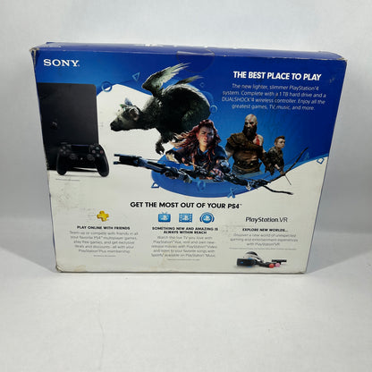 New Sony PlayStation 4 Slim PS4 1TB Black Console Gaming System CUH-2015B