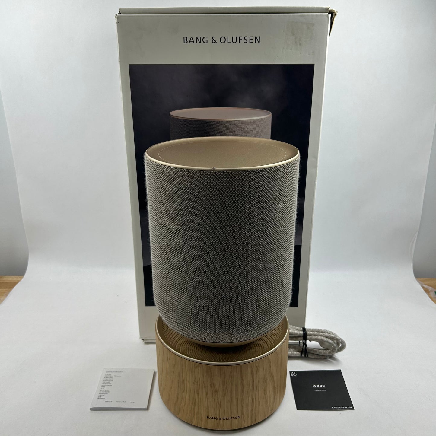 Bang & Olufsen Beosound Balance Bluetooth Speaker Gray 1200502