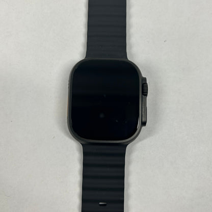 Unlocked Apple Watch Ultra 3 49MM Black Titanium Black Ocean Band MF0J4LW/A