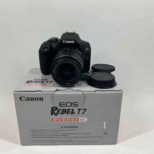 Canon EOS Rebel T7 24.1MP Digital SLR DSLR Camera