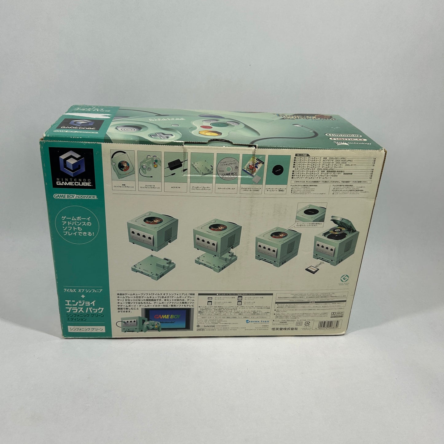 Nintendo GameCube Console Gaming System DOL-001 Green Tales of Symphonia Japan Special Edition   READ