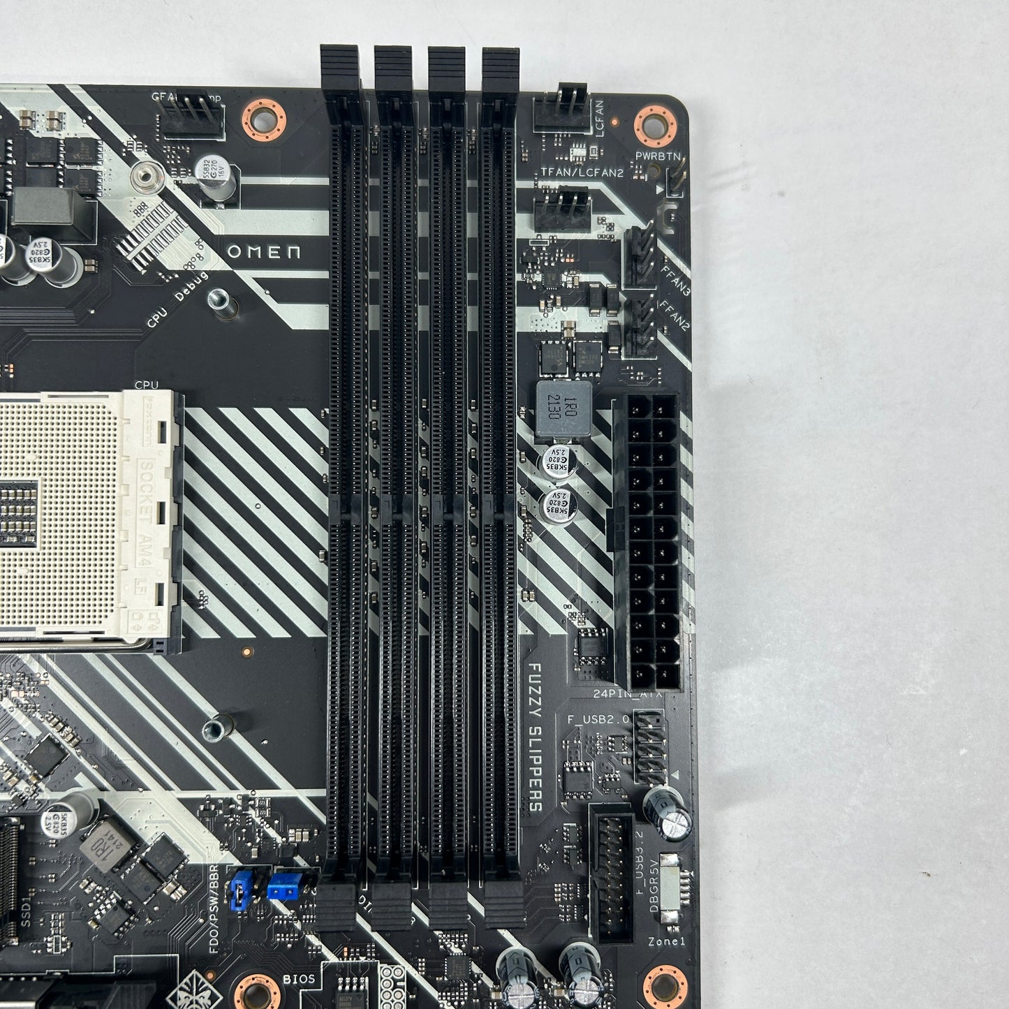 HP OMEN FUZZY SLIPPERS AM4 mATX AMD DDR4 Motherboard