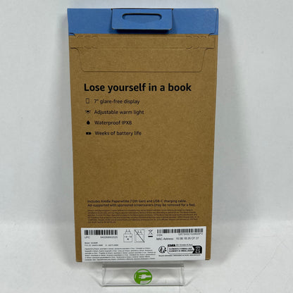 New Amazon Kindle Paperwhite 12th Gen 16GB Black SA568B
