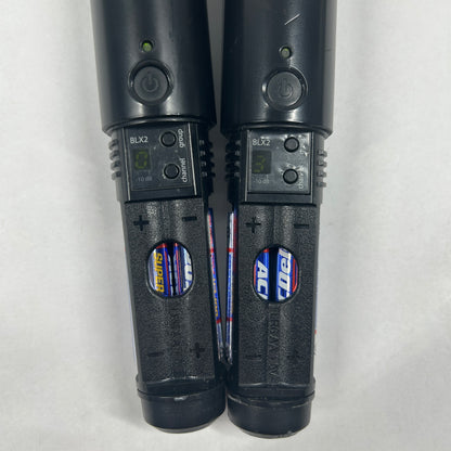 Shure BLX2 Wireless Microphone PG58 Set of 2