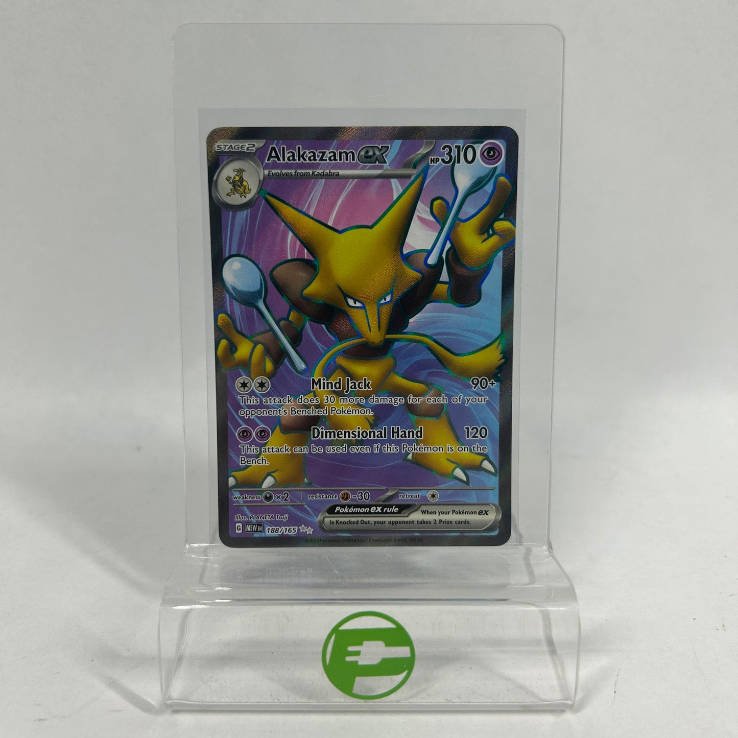 Pokémon TCG Scarlet & Violet Alakazam EX 188/165 Holo English