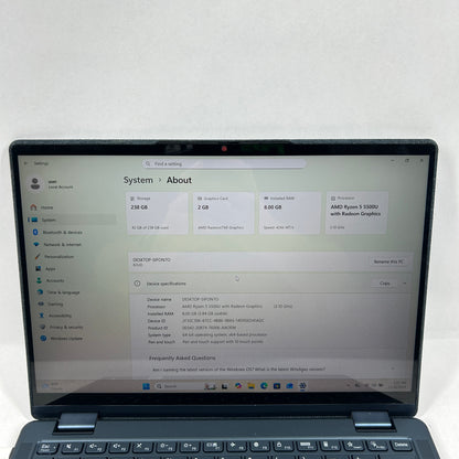 Lenovo Yoga 6 13-ABR8 13.3" Ryzen 5 5500U 2.0GHz 8GB RAM 256GB SSD READ