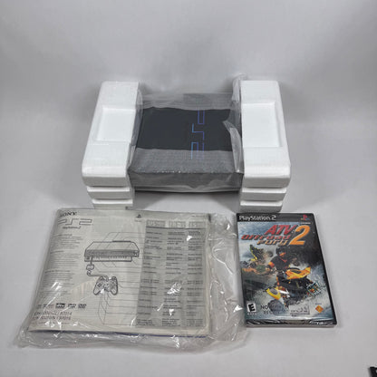 New Sony PlayStation 2 PS2 Black Console Gaming System SCPH-50001