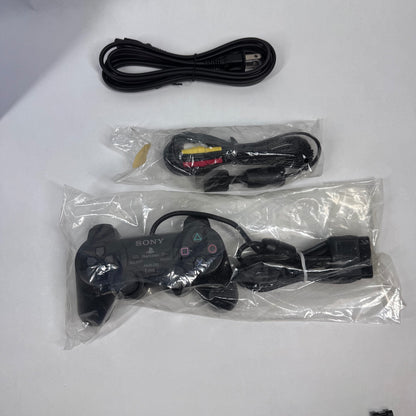 New Sony PlayStation 2 PS2 Black Console Gaming System SCPH-50001