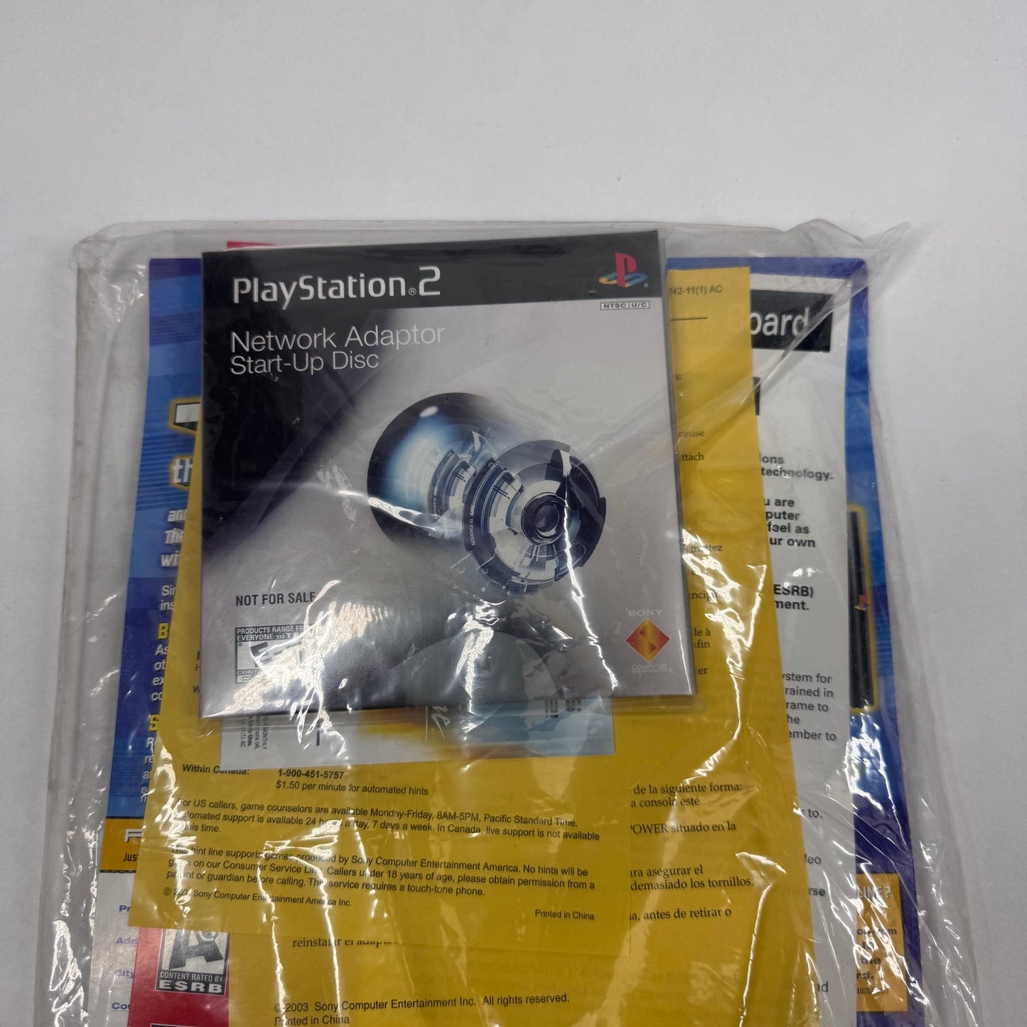 New Sony PlayStation 2 PS2 Black Console Gaming System SCPH-50001