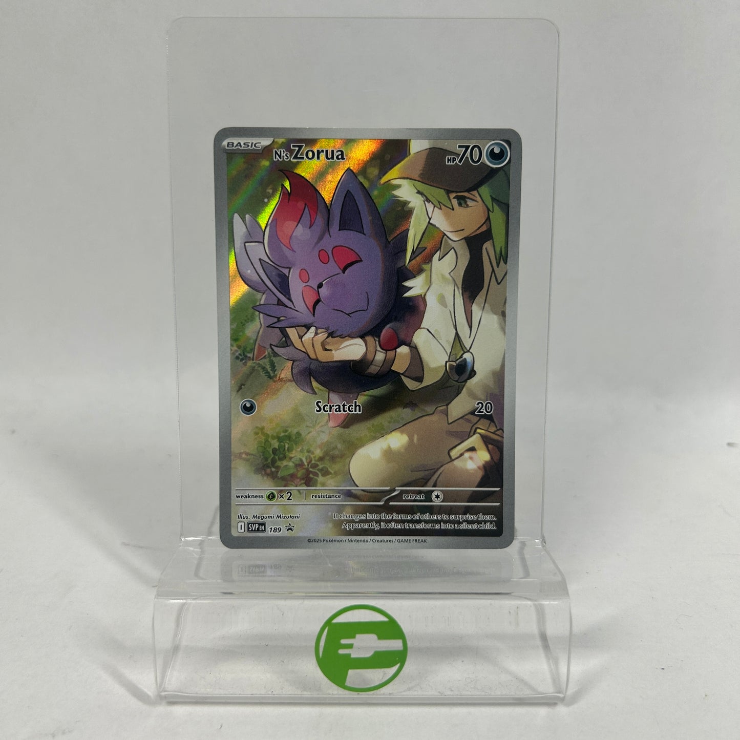 Pokémon TCG Scarlet & Violet Promo N's Zorua 189 Holo English