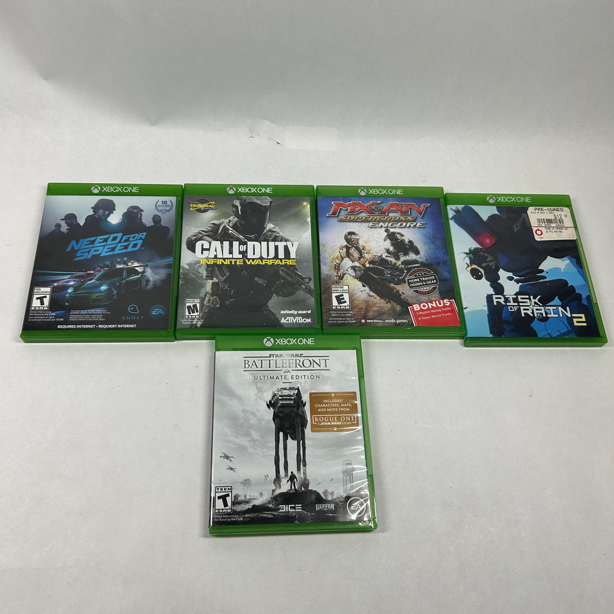 Lot of 50 Microsoft Xbox One Games