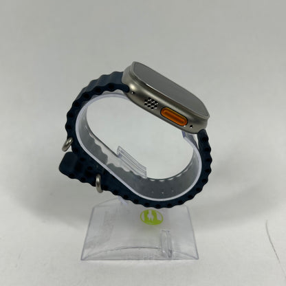 Unlocked Apple Watch Ultra 2 49MM Titanium Blue Ocean Band MREG3LL/A