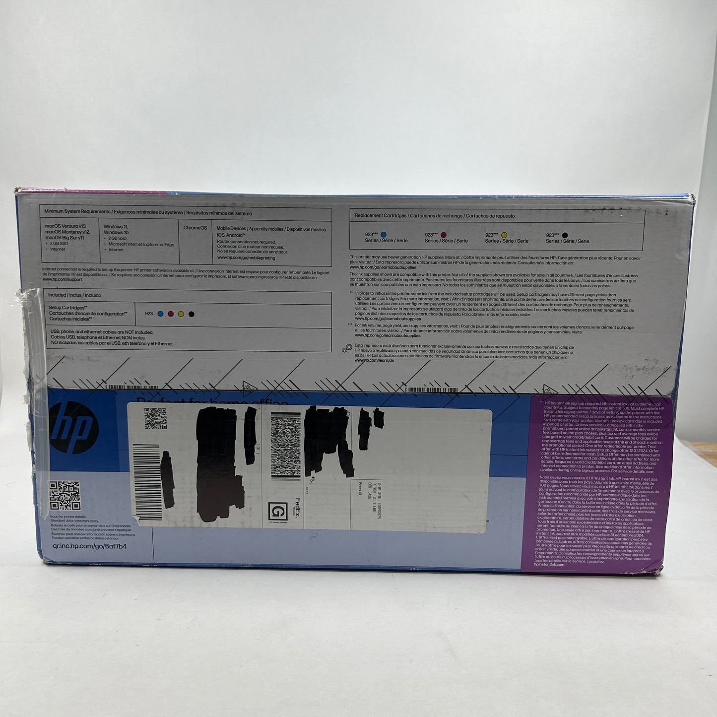 New HP Office Jet Pro Printer 1968135E