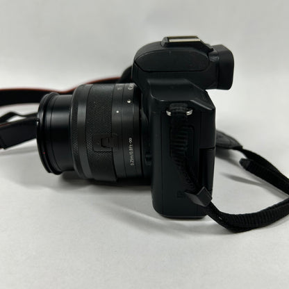 Canon EOS M50 24.1MP Digital SLR DSLR Camera With Canon Zoom Lens EF-M 15-45mm