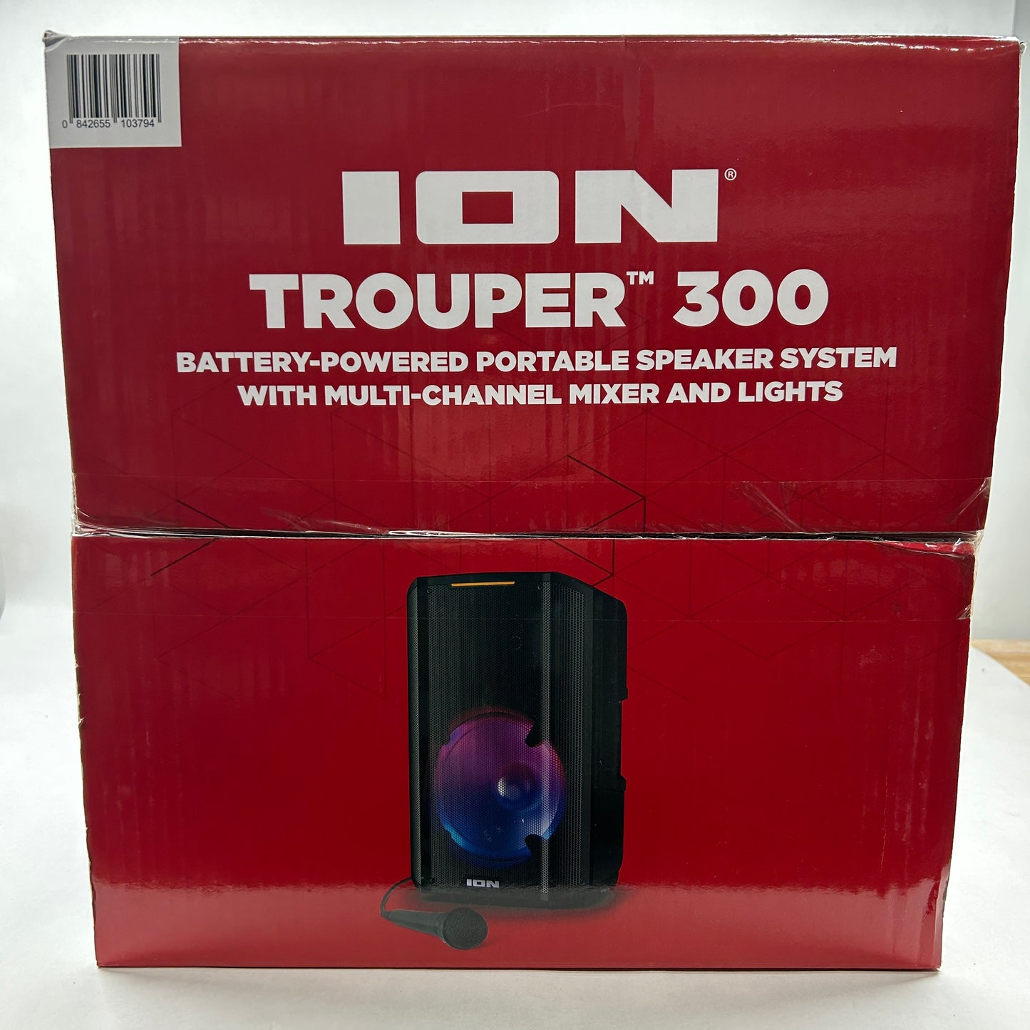 New ION Trouper 300 Portable Speaker System Black IPA118C