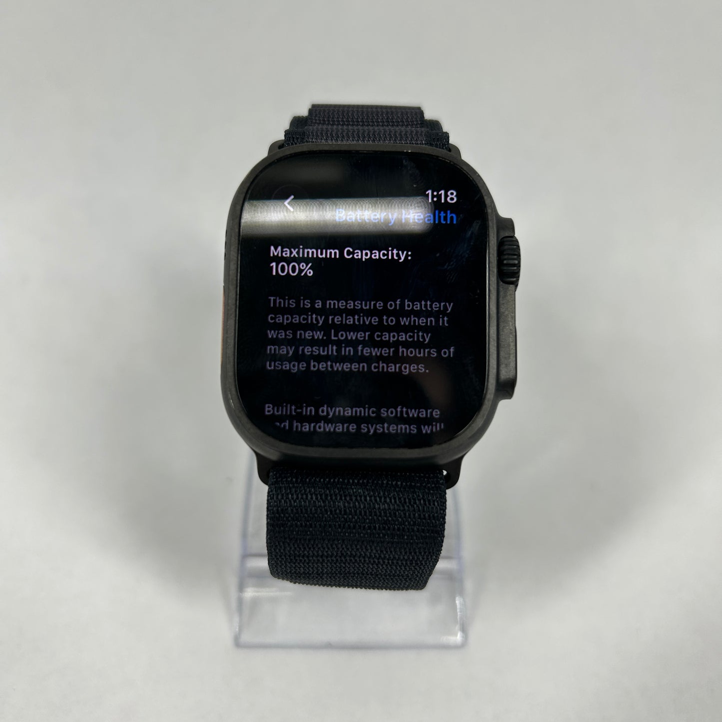 Unlocked Apple Watch Ultra 2 49MM Black MX4P3LW/A