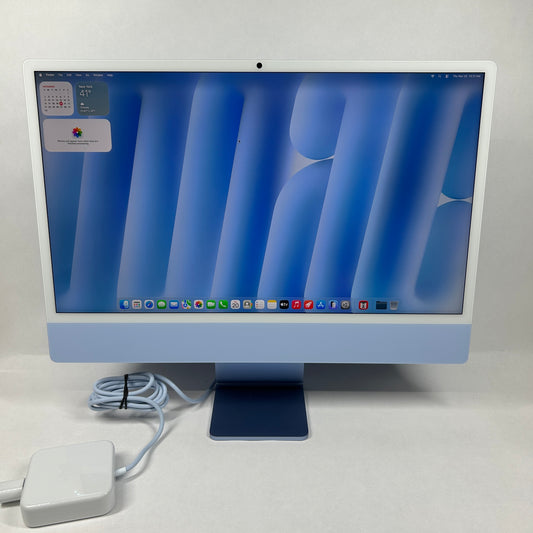 2024 Apple iMac 24" M4 4.5GHz 16GB RAM 256GB SSD Blue A3247