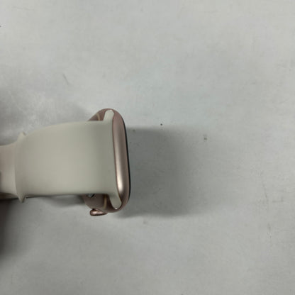 Unlocked Apple Watch Series 10 42MM Rose Gold Starlight Sport Band MWX93LW/A
