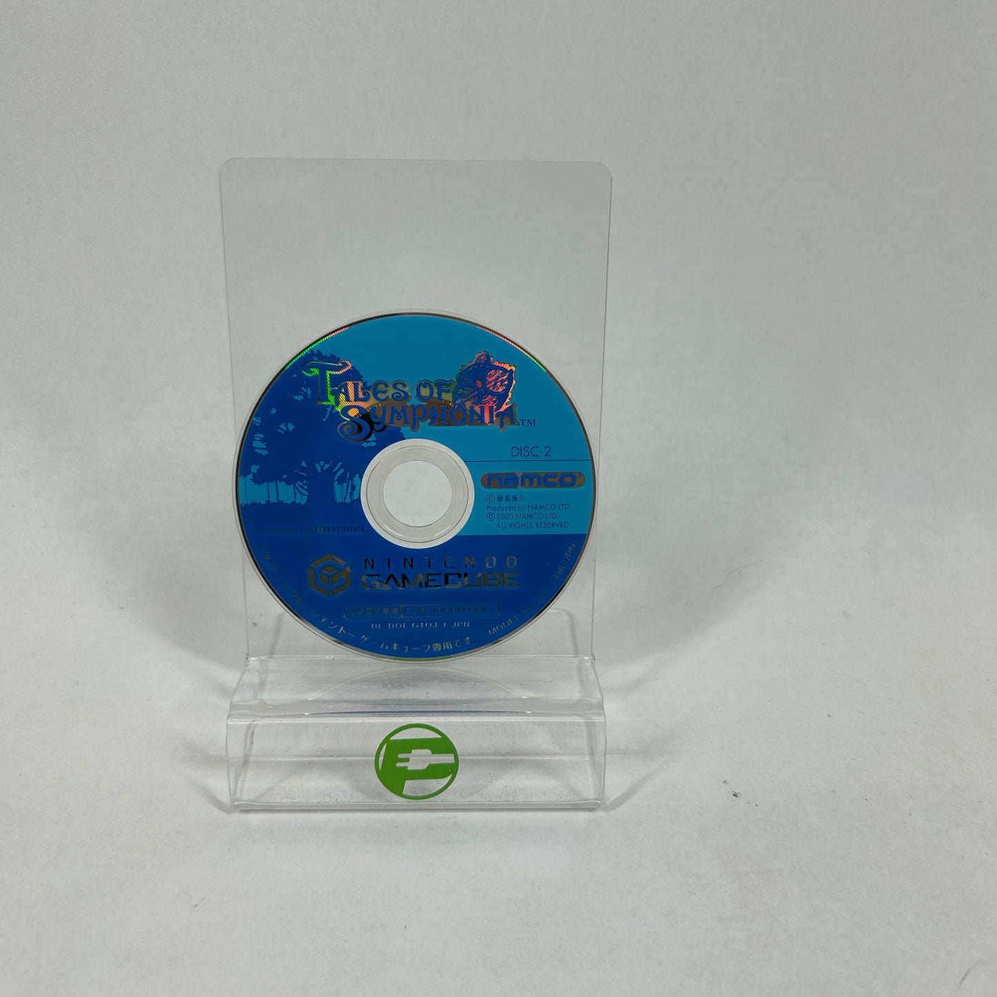 Nintendo GameCube Console Gaming System DOL-001 Green Tales of Symphonia Japan Special Edition   READ