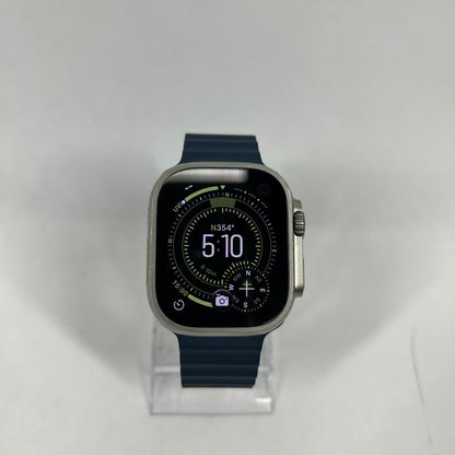 Unlocked Apple Watch Ultra 2 49MM Titanium Blue Ocean Band MREG3LL/A