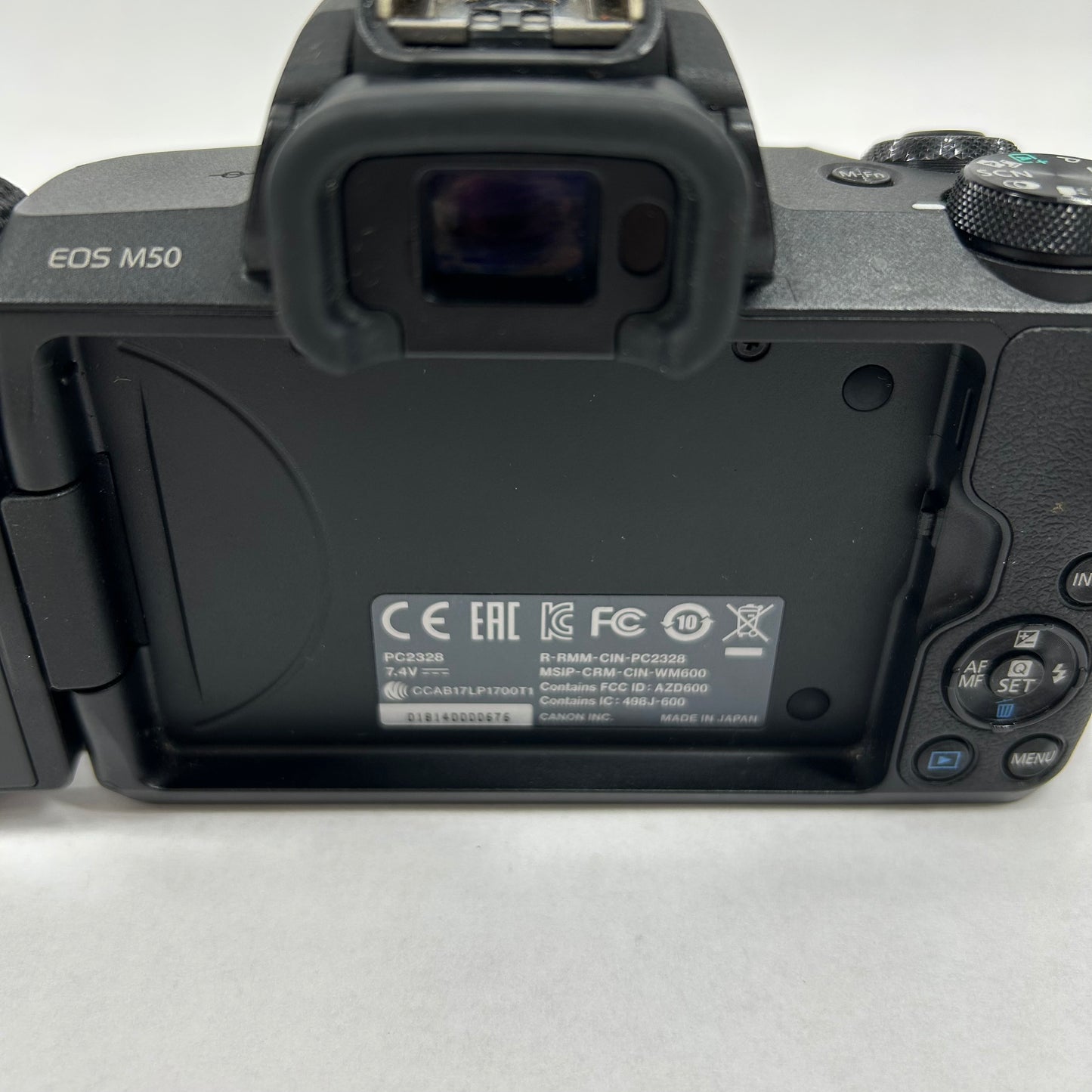 Canon EOS M50 24.1MP Digital SLR DSLR Camera With Canon Zoom Lens EF-M 15-45mm