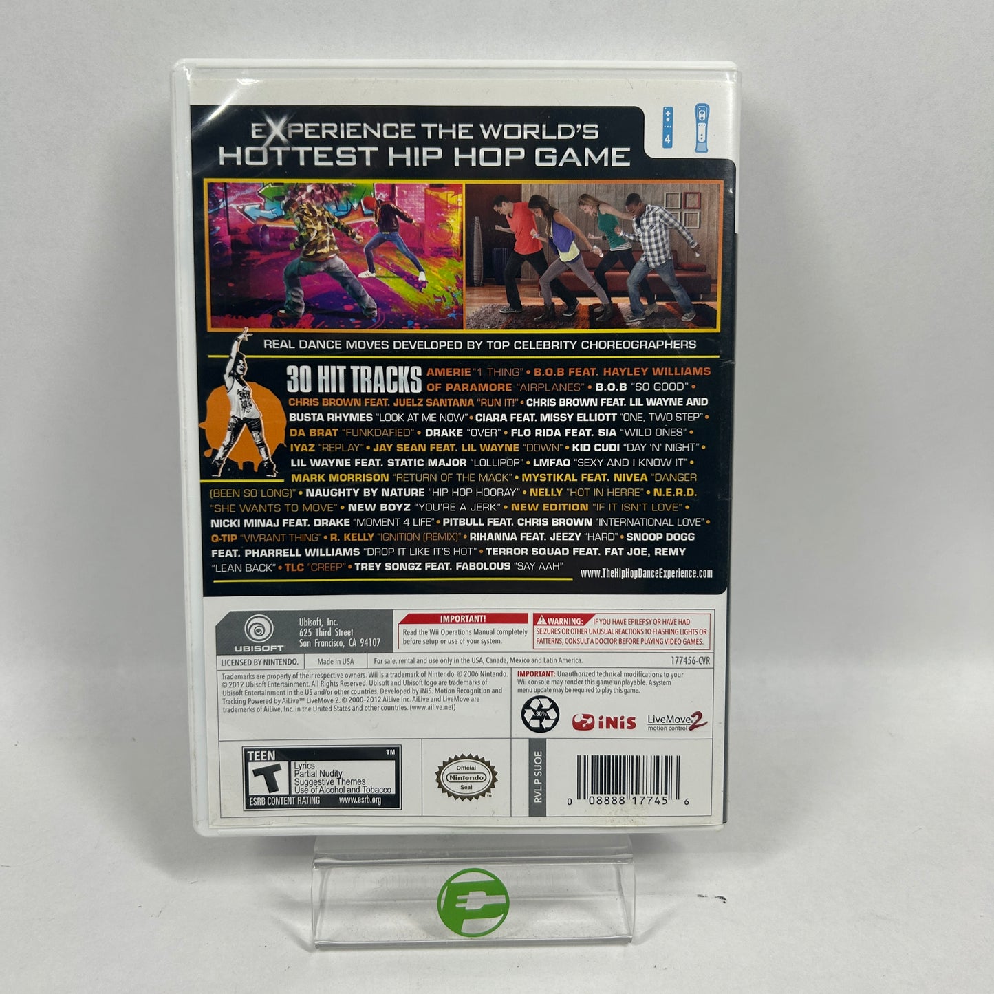 The Hip Hop Dance Experience (Nintendo Wii, 2012)