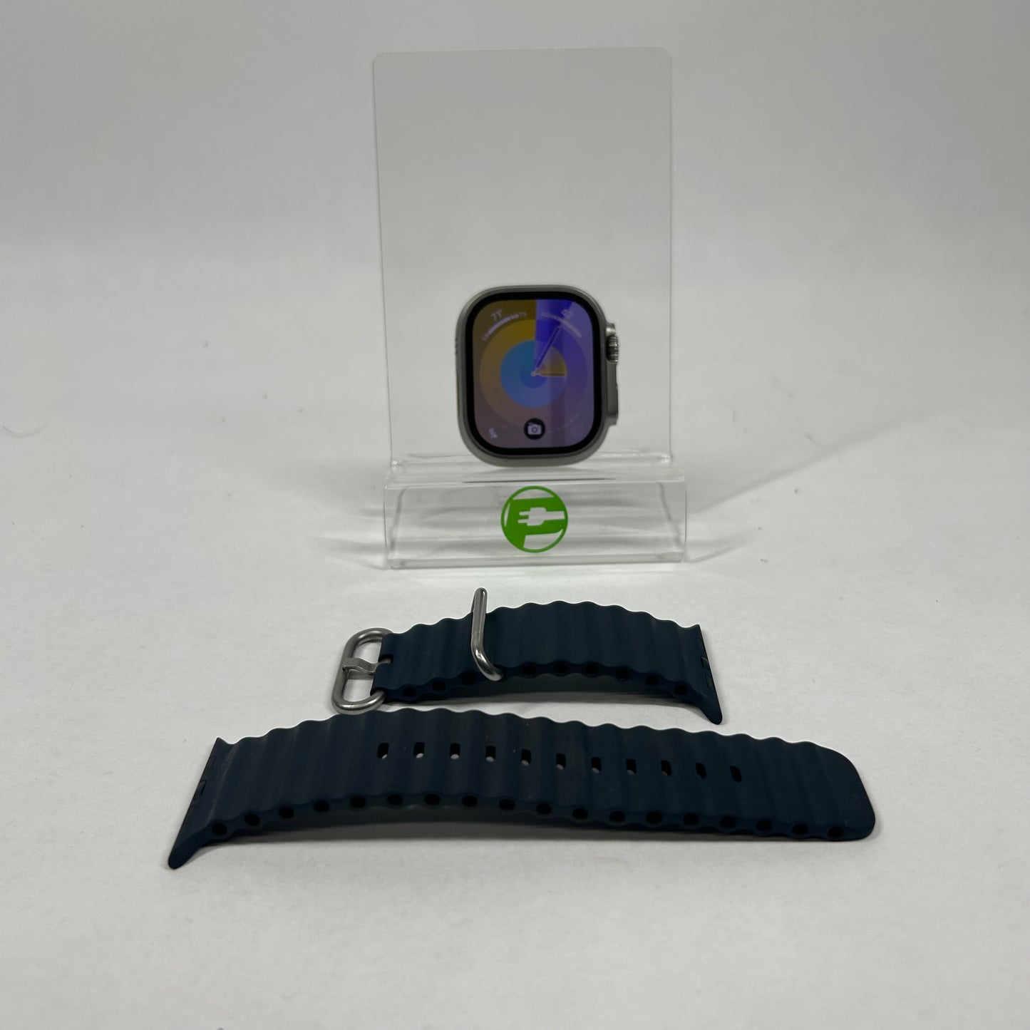 Unlocked Apple Watch Ultra 2 49MM Blue Titanium Blue Ocean Band MREG3LL/A