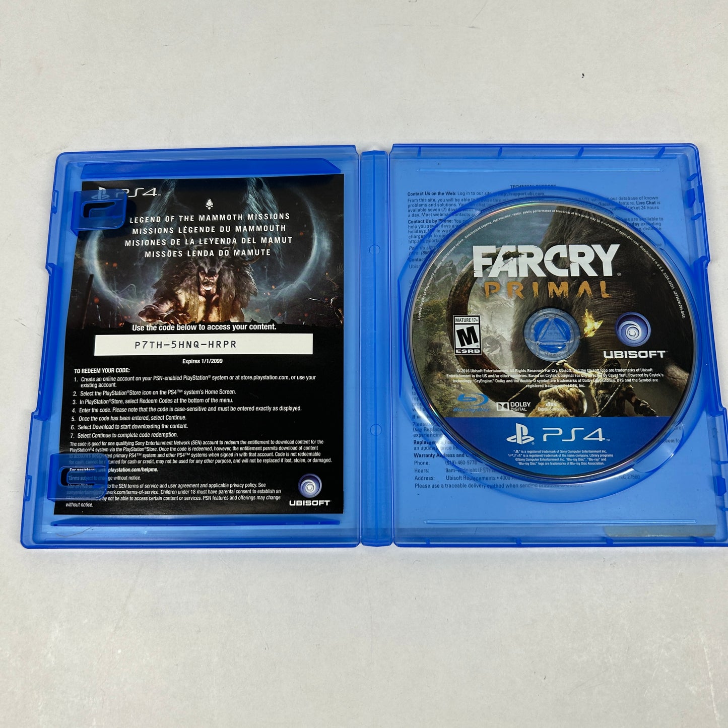 Far Cry Primal [Bonus Edition] (Sony PlayStation 4 PS4, 2016)