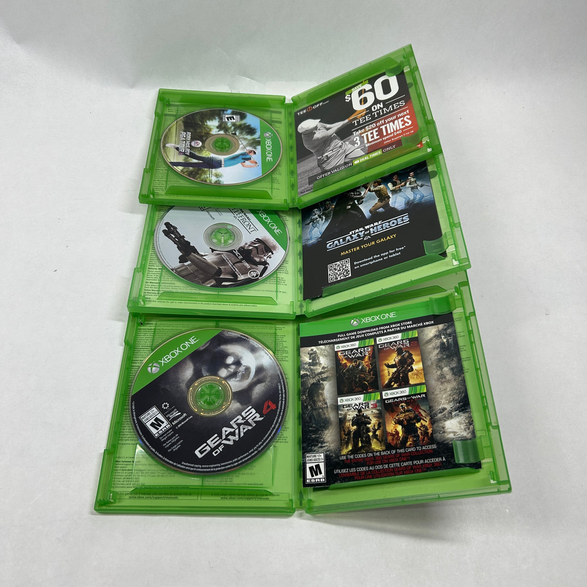 Lot of 50 Microsoft Xbox One Games