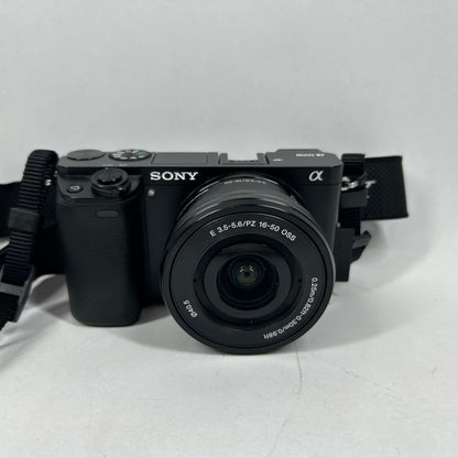 Sony Alpha A6000 24.3MP APS-C 16-50mm Lens Camera 556 Shutter Count
