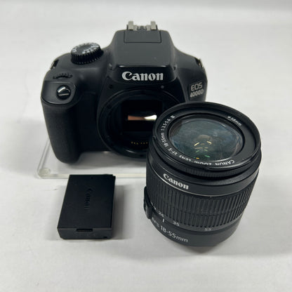 Canon EOS 4000D 18.0MP Digital SLR DSLR Camera READ