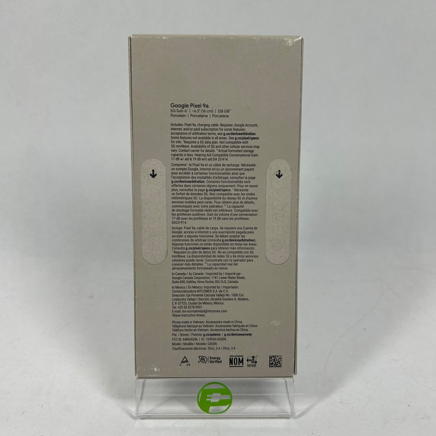 New Factory Unlocked Google Pixel 9a 128GB 15 Porcelain GXQ96