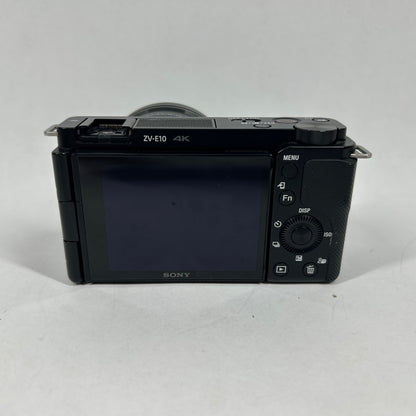 Sony ZV-E10 24.2MP Mirrorless Digital Camera 153 Shutter Count