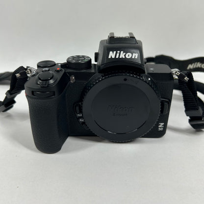 Nikon Z50 DX 16-50 + DX 50-250 Kit 20.9MP Digital Camera 658 Shutter Count