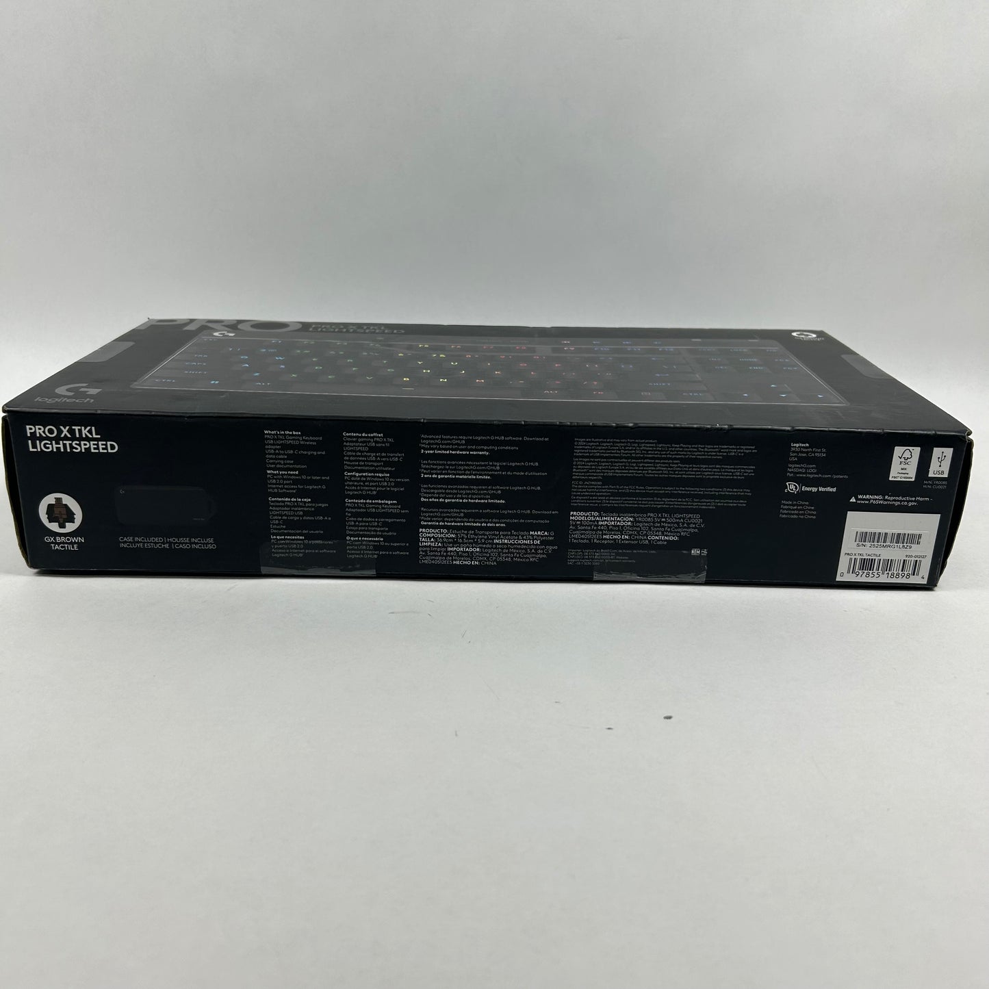 New Logitech Pro x TKL Tactile Gaming Keyboard 920-012127