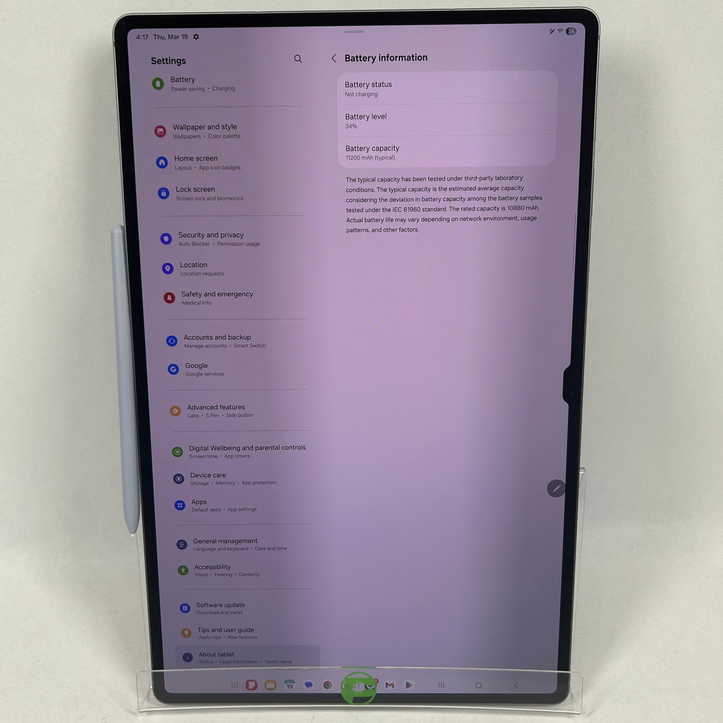 WiFi Only Samsung Galaxy Tab S10 Ultra 14.6" 256GB Black SM-X920