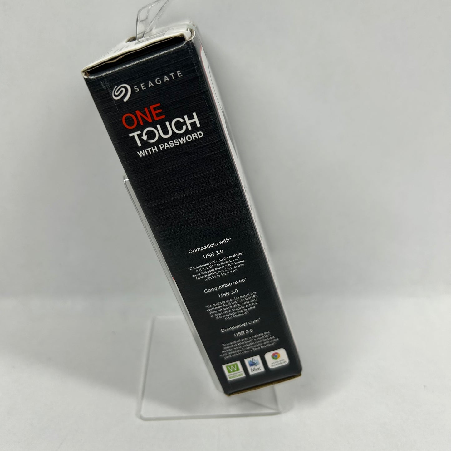 New Seagate Portable One Touch 1TB Micro USB-B to USB-A HDD 3FFPAP1-571