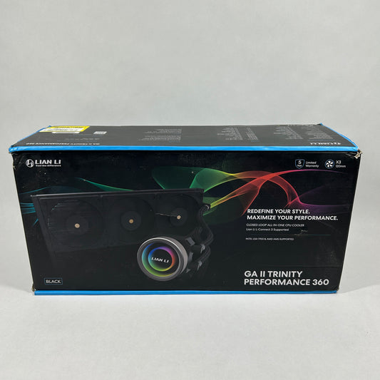 New Lian LI GA II Trinity Performance 360 Liquid Cooler