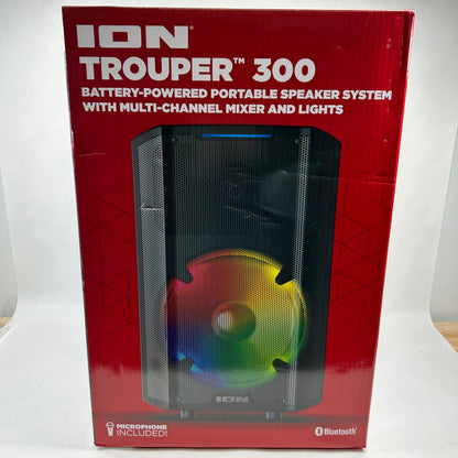 New ION Trouper 300 Portable Speaker System Black IPA118C