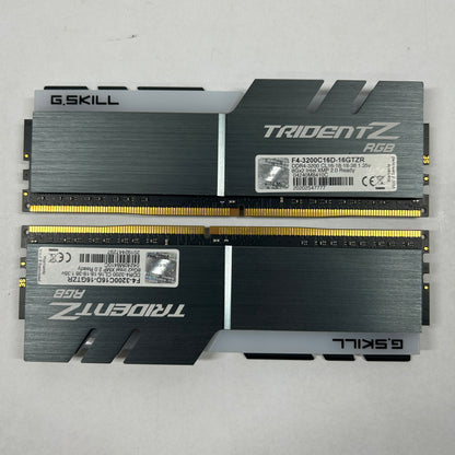 G.Skill TridentZ RGB Series 16GB (2x8GB) RAM DDR4 3200MHz F4-3200C12D-16GTZR