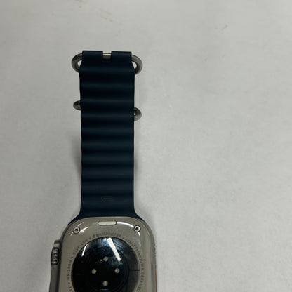 Unlocked Apple Watch Ultra 2 49MM Blue Titanium Blue Ocean Band MREG3LL/A