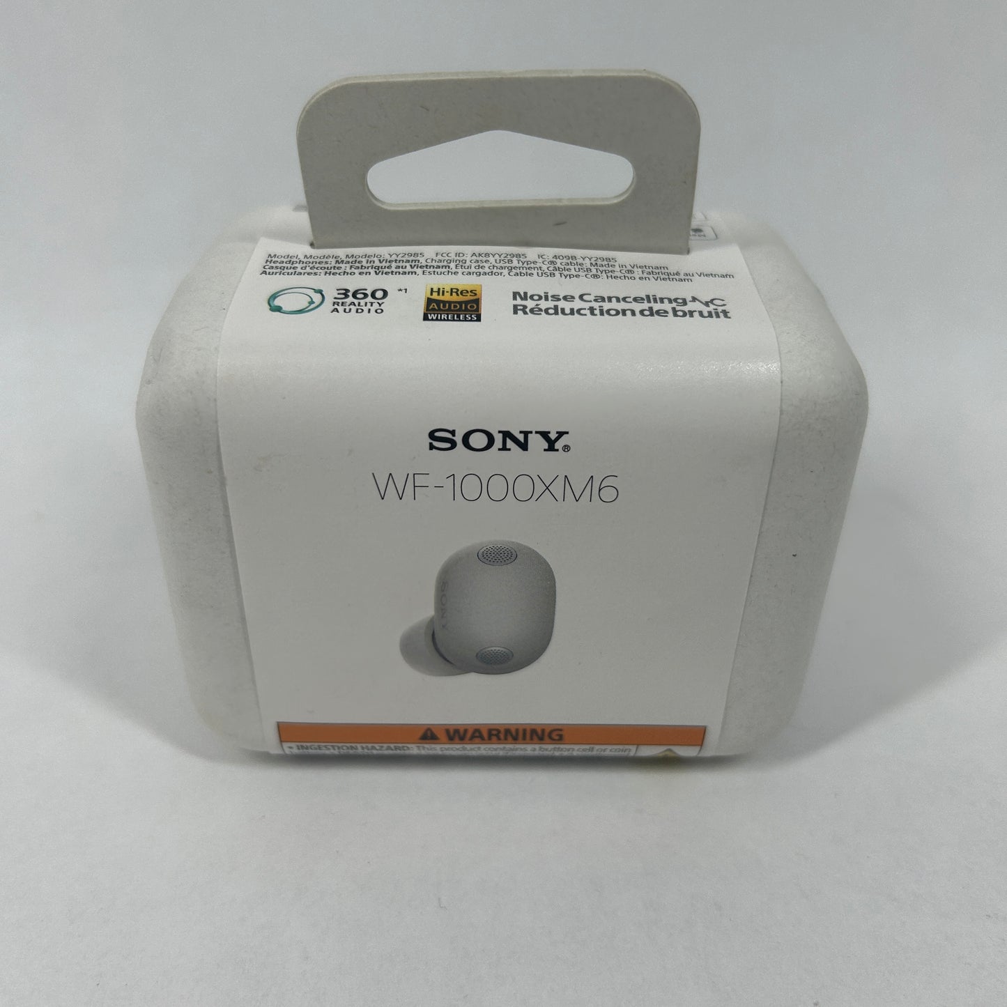 New Sony WF-1000XM6 Noise Cancelling Wireless Earbuds  White 18064536-F
