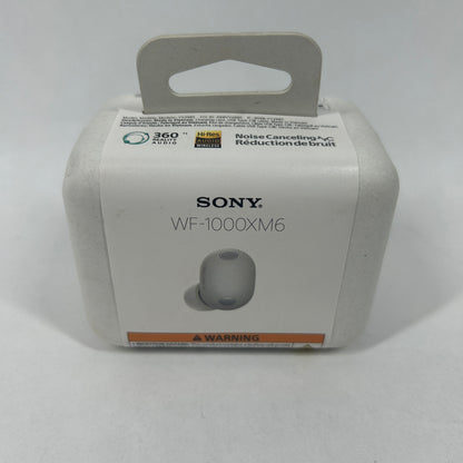 New Sony WF-1000XM6 Noise Cancelling Wireless Earbuds  White 18064536-F
