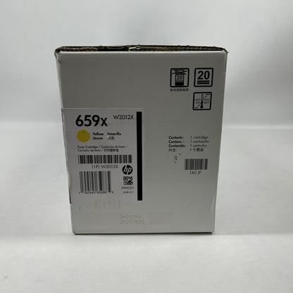 New HP 659X W2012X Yellow Toner Cartridge