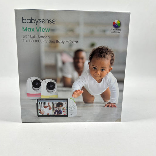 New BabySense Maxview Video Baby Monitor VBM55