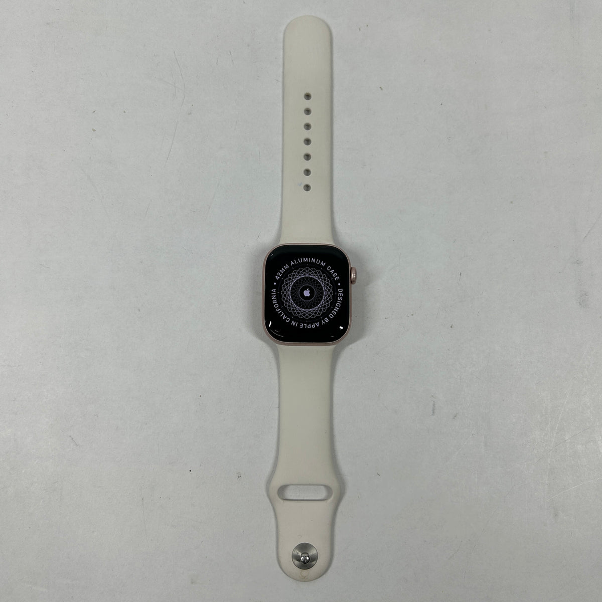 Unlocked Apple Watch Series 10 42MM Rose Gold Starlight Sport Band MWX93LW/A
