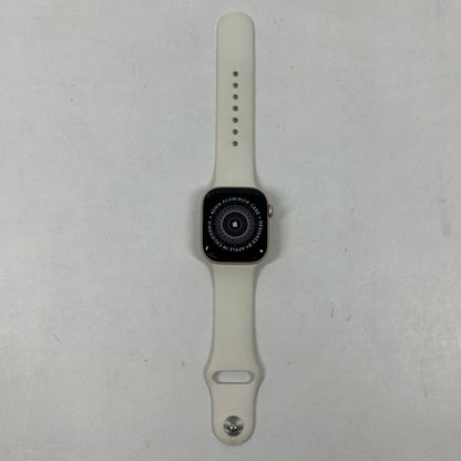 Unlocked Apple Watch Series 10 42MM Rose Gold Starlight Sport Band MWX93LW/A