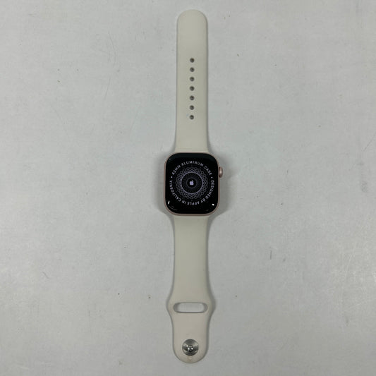 Unlocked Apple Watch Series 10 42MM Rose Gold Starlight Sport Band MWX93LW/A