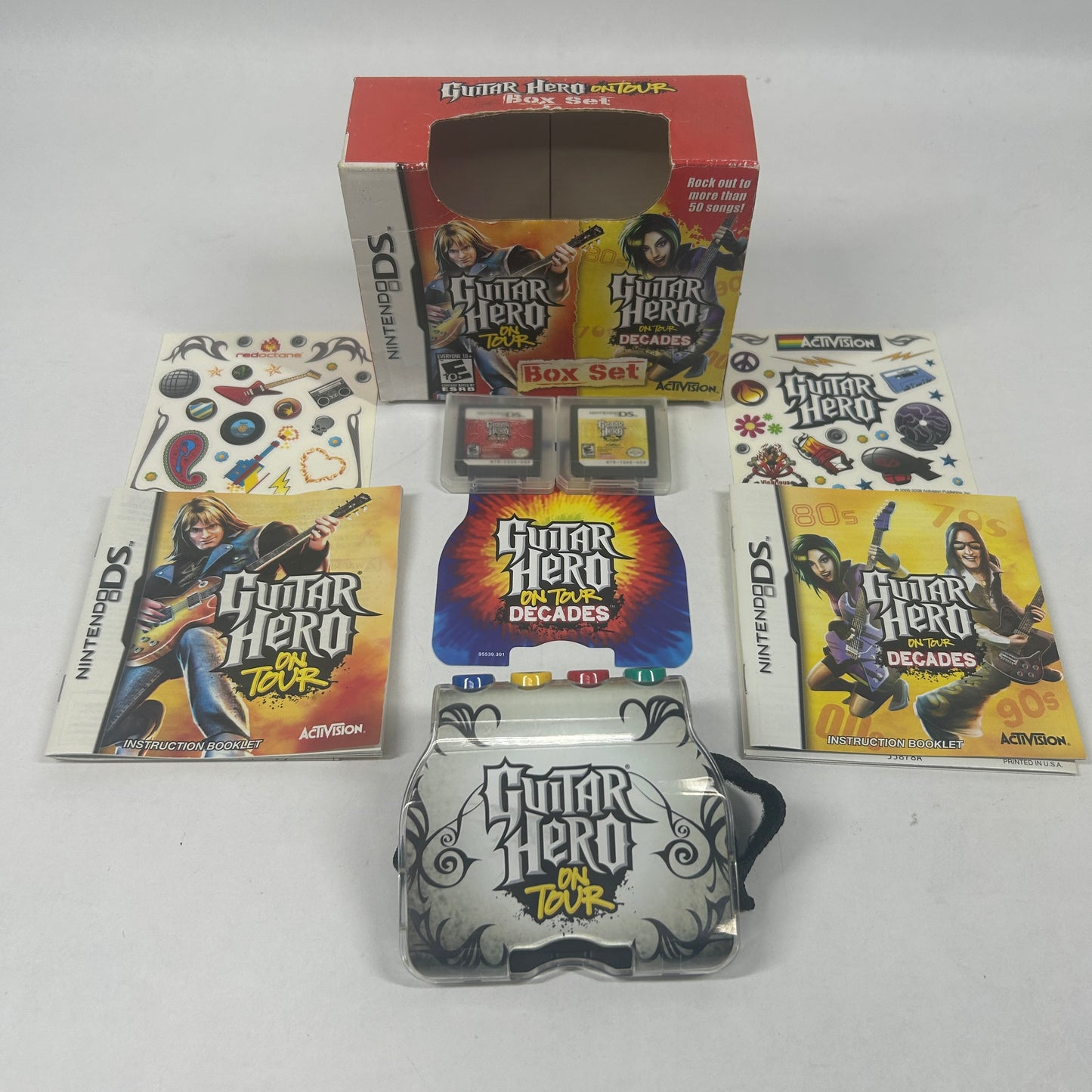 Guitar Hero On Tour & On Tour Decades Box Set (Nintendo DS, 2008)