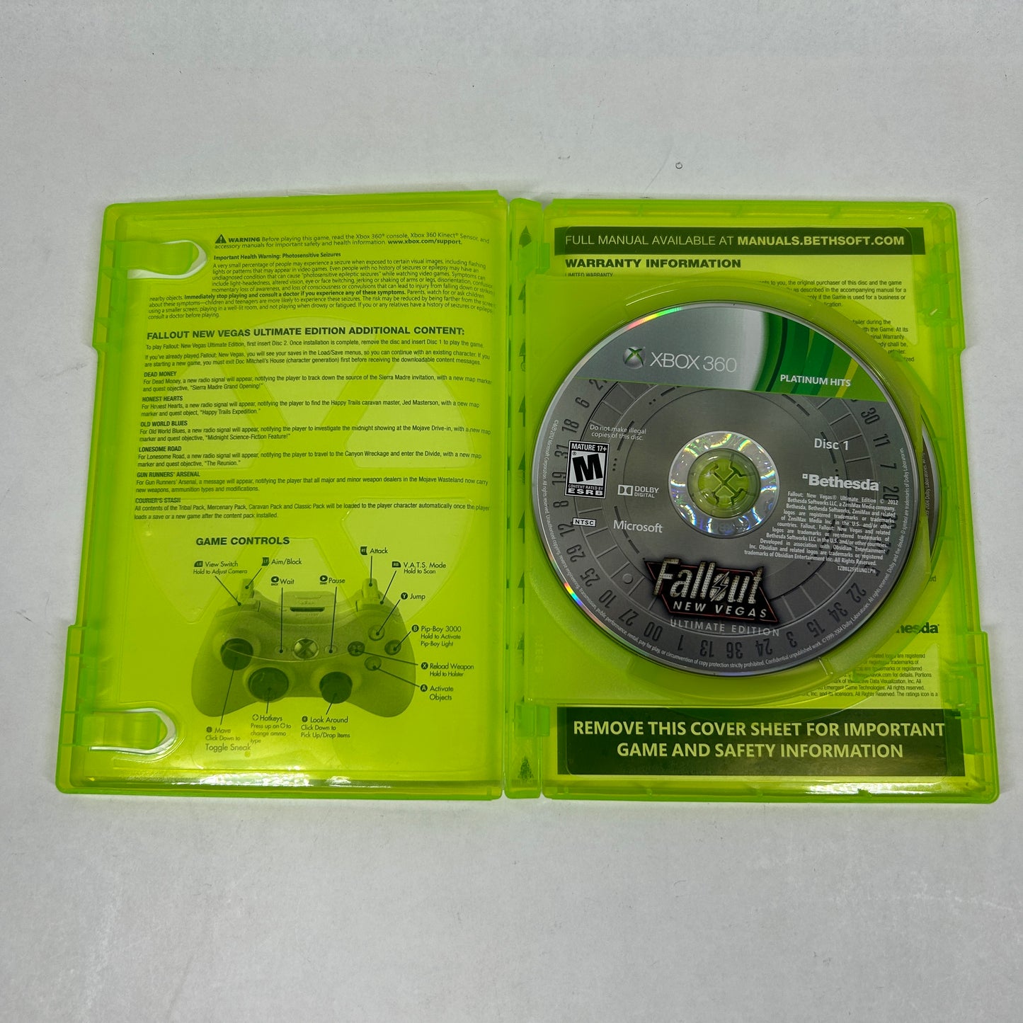 Fallout: New Vegas [Ultimate Edition] (Microsoft Xbox 360, 2012)